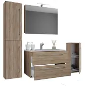 Hioshop Spiegelschrank Badinos