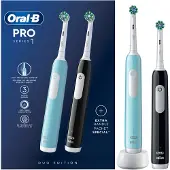 Oral-B Elektrische Zahnbürste SET ORAL B PRO1 BK+BL