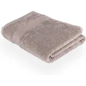 Tiseco Badetuch Home Studio Eden Taupe – 70 x 140 cm