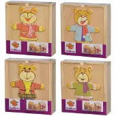 Eichhorn Houten Puzzel Beer, 20st.