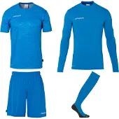 Uhlsport Torwart-Sets Prediction Unisex 1005292_01 fluo blau M