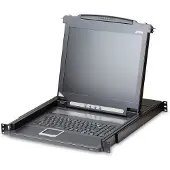 Aten CL1000M KVM-Konsole, 43cm LCD, VGA, PS/2, US-Layout