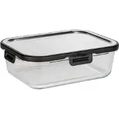 Wenko Glas Frischhaltedose Steel