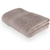 Tiseco Duschtuch Home Studio Eden Taupe - 100 x 150 cm