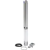 DAB S4 4/9 M KIT Brunnenpumpe - 5.400 L/Std. - 1200W - Förderhöhe 62 m - Rostfreier Stahl - Tiefbrunnenpumpe - Tiefwasserpumpe