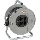 Brennenstuhl AK 260, Weiß, Kunststoff, 4 AC-Ausgänge, Gerade, 40 m, IP20