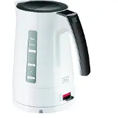Melitta Enjoy Aqua 1,7 L kabelloser Wasserkocher 2400 W Schnellkochfunktion mit automatischer Abschaltung
