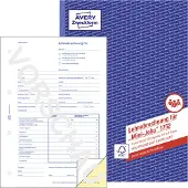 Avery Zweckform 1752, Lohnabrechnung für geringf. Beschäftigte, A4, selbstdurchschreibend, 2x40 Blatt