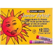 Sakura Cray-Pas Junior Artist Ölpastell-Set, 12 Stück