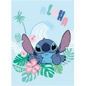 Disney - Couverture Flanelle 110x150cm - Aloha Stitch