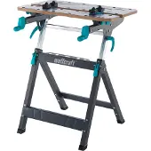 Wolfcraft Klappbare Werkbank, Spanntisch, MASTER 750 ergo 680x700x950mm