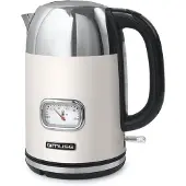Muse MS-020 SC, 1,7 l, 2200 W, Edelstahl, Weiß, Edelstahl, Wasserstandsanzeige, Filterung