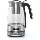 Muse MS-320 T, 1,2 l, 2200 W, Transparent, Glas, Edelstahl, Regelbare Temperatur, Drahtlos