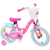 Barbie Kinderfahrrad - Mädchen - 14 Zoll - Rosa