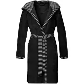 Vossen Bademantel Juno Black Damen-M
