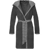 Vossen Bademantel Juno Graphit Damen-L