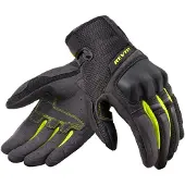 REV'IT! Volcano Schwarz Neon Gelb Handschuhe Größe S