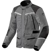 REV'IT! Voltiac 3 H2O Grau Schwarz Jacke Größe L
