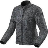 REV'IT! Shade H2O Ladies Leopard Dark Grau Jacke Größe XS