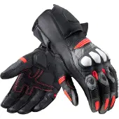 REV'IT! League 2 Handschuhe Schwarz Neon Rot Größe 3XL