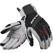 REV'IT! Sand 4 Light Grau Schwarz Handschuhe Größe S