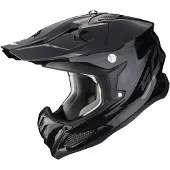 Scorpion VX-22 Air Solid Schwarz Crosshelm Größe S