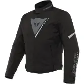 Dainese Veloce D-Dry Schwarz Charcoal Grau Weiß Jacke Größe 46