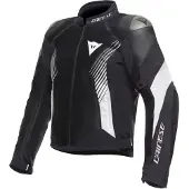 Dainese Super Rider 2 Absoluteshell Motorrad Textiljacke, schwarz/weiß, 56