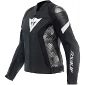 Dainese Avro 5 Damen Lederjacke (IT44) Rindsleder schwarz, 38
