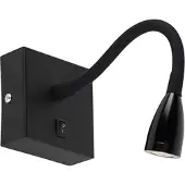 QAZQA Moderne Flexible Wandleuchte Schwarze LED Flex