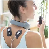 InnovaGoods Wiederaufladbares Nackenmassagegerät mit Fernbedienung Nekival