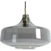 Light & Living - Hängeleuchte Solna - Smoke Glas - Ø39.5cm Hängelampe - Esstischlampe - Wohnzimmerlampe - Schlafzimmerlampe - Wohnzimmer