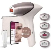Philips Lumea IPL 9900 Series BRP958/00 IPL Haarentfernungsgeraet mit SenseIQ, Lichtimpulstechnologie (IPL), Pink, Rose, 8,5 min, 2,5 min, 2 min, 1,5 min