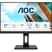 AOC U27P2CA, 68,6 cm (27"), 3840 x 2160 Pixel, 4K Ultra HD, LED, 4 ms, Schwarz