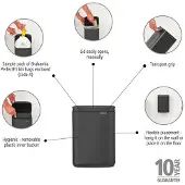 Brabantia Bo Mülleimer 4 L - Mineral Infinite Grey