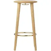 UMAGE - The Socialite Barhocker H 77,5 cm, Eiche