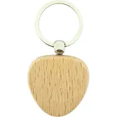 Combicraft Holz Schlüsselanhänger Dreieck 40x40 mm - 25 Stück - Ohne Aufdruck