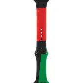 Apple Sport Armband für Watch Series 1 - 11 / SE / Ultra (44/45/46/49 mm) - Größe S/M - Black Unity