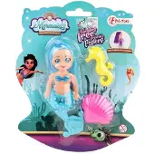 Toi-Toys Meerjungfrau Mermaid Pop mit Kämmen, 12 cm