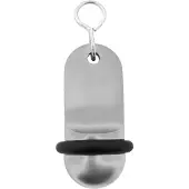 Combicraft Mini Classic Silber Aluminium Hotel Schlüsselanhänger 60x25 mm - 5 Stück