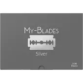 My-Blades Silberne Rasierklingen - - 100 Stück