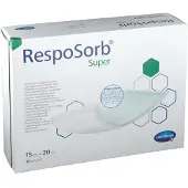Resposorb Super Absorbent Verband 15 x 20 cm 10 Stück