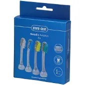 EMMI-DENT 65009 E4 4er Pack ErsatzbÃ1/4rstenköpfe
