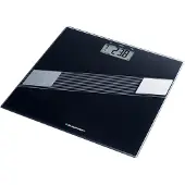 Blaupunkt BSM411, Elektronische Personenwaage, 150 kg, 100 g, Schwarz, Rechteck, Tasten