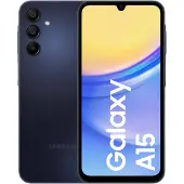 Samsung Galaxy A15, 16,5 cm (6.5"), 1080 x 2340 Pixel, 4 GB, 128 GB, 50 MP, Schwarz, Blau