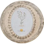 Clayre & Eef Bilderrahmen in Beige - Ø 30 cm - onesize