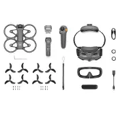 DJI Avata 2 Fly More Combo (1 Battery), 4 Rotoren, 12 MP, 3840 x 2880 Pixel, 27 m/s, 2150 mAh, Schwarz