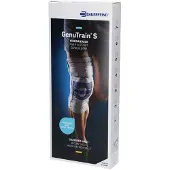 Bauerfeind Genutrain S Knieführungsband.links Gr.3 titan 1 St Bandage(s)