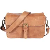 Bronkey Paris Leder Camera Bag Tanned PAR-BAG-03
