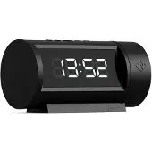 Newgate Pil - LED-Wecker in Schwarz